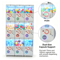 Distributeur automatique de capsules de jeu Surprise Twist Egg Metal Banana Land avec garantie d'un an