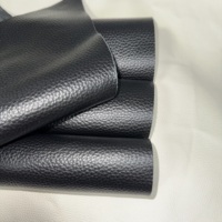 Cuir véritable naturel de haute qualité, texture litchi noire, 1,3 mm, vente en gros, pour meubles haut de gamme, canapé, literie, chaise, rembourrage