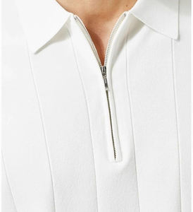 Maglietta con Logo personalizzato da <span class=keywords><strong>uomo</strong></span> estiva 12GG con colletto pieghevole a maniche corte 40% <span class=keywords><strong>viscosa</strong></span> 60% in maglia di poliestere Polo Chemise Polo - Product Image 3