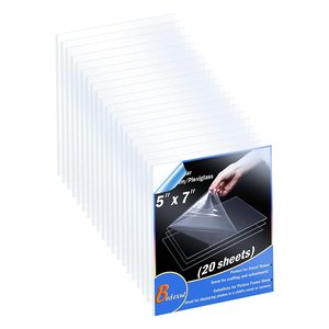 แผ่นอะคริลิคใส ขนาด 5x7 นิ้ว หนา 1 มม. แผ่นพลาสติกใส สำหรับงานศิลปะ - Product Image 1