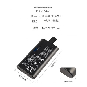 RRC2054-2 14.4V 6900mAh Smart batteria agli ioni di litio per AMETEK Ortec Micro-Detective-HX Detector per Resvent ventilatore RRC - Product Image 4