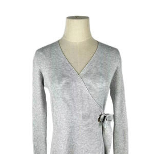 Cárdigan de Manga Larga Otoño 2025, Corte Entallado y Adelgazante, Cuello en V, Tejido Plano, Elegante, Antiarrugas, 360g, para <span class=keywords><strong>Mujer</strong></span> - Product Image 1