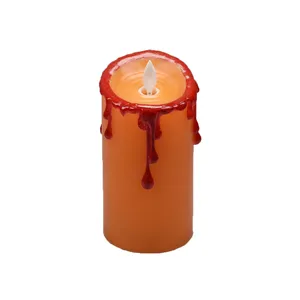 Professional Manufacturer Blood Drop Wax Rose LED Flameless Candle