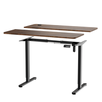 Bureau assis-debout électrique ergonomique S11 à moteur unique, réglable en hauteur, mobilier de qualité pour le bureau et la maison, idéal pour l'étude et le travail, personnalisable