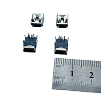 Fabricant de connecteur de prise USB Dip Micro 5 broches miniature de type B femelle