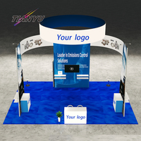Solution d'affichage événementiel sophistiquée TIANYU : Stand de profil architectural pour l'aménagement de boutiques et de galeries haut de gamme