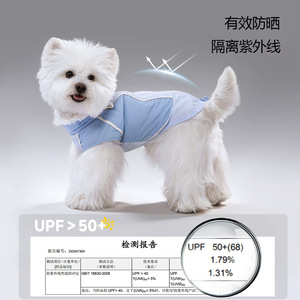 Ropa de Protección Solar para Perros Hoopet, Ropa Ligera y Transpirable de Verano para Mascotas, Chaleco Ligero para Cachorros, Ropa para Perros Bichón Frisé y Teddy - Product Image 5