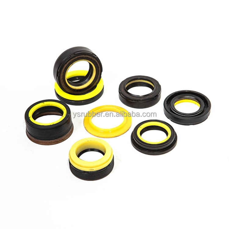 XiKe Double Lip Oil Shaft Seal - TC 32x47x7mm Nitrile Rubber With Spring (2-Pack)