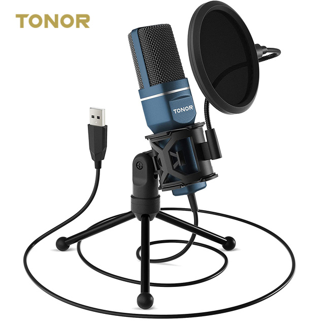 Hot Selling TonorMic Phone Mic Tonor TC 777 TC777 USB Condenser Gaming Microphone