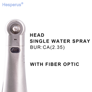 Equipo dental X25L 1:1 <span class=keywords><strong>contra</strong></span>ángulo pieza de mano de baja velocidad fibra óptica LED Quattro Botón de pulverización de agua interno anillo azul - Product Image 4