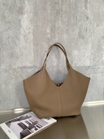 Sac seau à bandoulière en cuir véritable haut de gamme pour femme, style tendance 2026, grande capacité, avec logo personnalisé
