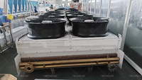 Refroidisseur à air sec à faible bruit 35 dB(A) avec ventilateur EC, refroidissement par eau ou glycol pour applications résidentielles et commerciales CVC, 50 kW-1000 kW, certifié CE