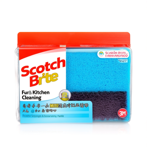 Spugna abrasiva viola Scotch Brite 3M per la pulizia della cucina - Product Image 2