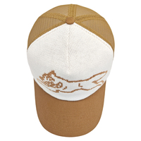 Casquette de camionneur personnalisée unisexe Casquette de sport en maille tissée avec logo ajustable pour adultes Casquette de conducteur de fête décontractée quatre saisons