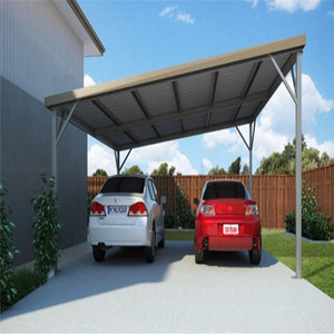 Aparcamiento con alta carga de nieve jardín exterior impermeable aluminio Carport, nuevo diseño Carport aluminio - Product Image 4