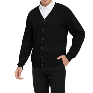 Cárdigan Transpirable Antiarrugas con Cierre de Botones, Moderno, Cómodo, de Tela Suave, OEM Personalizado, Nuevo Cárdigan para Hombre - Product Image 5
