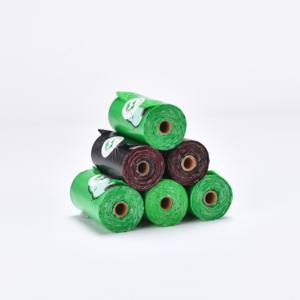 Sacs à déjections pour animaux de compagnie compostables écologiques pour chats et chiens en vrac jetables en gros biodégradables pour les déjections de chiens - Product Image 3