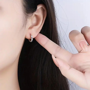 Orecchini a clip dal design accattivante con motivo unico, accessori per l'orecchio da indossare tutti i giorni - Product Image 2