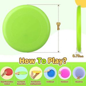 Disco Volador de PE para Niños al por Mayor, Disco Circular con Logotipo Personalizado, Juguete de Plástico para Perros, Disco Volador para Jugar al Aire Libre en el Césped - Product Image 5
