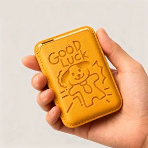 Tarjetero Magnético de PU Grabado con Diseño Personalizado, Tipo Cartera Corta - Product Image 3