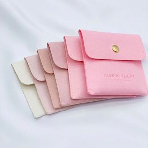 Sac en cuir PU épais pour bijoux de costume, emballage haut de gamme, impression magnifique, taille idéale pour la promotion - Product Image 5