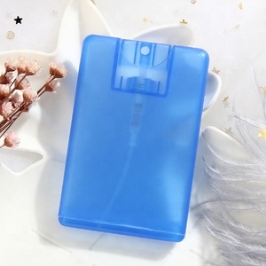 Manufacturer Credit Card Shaped 20ml <b>Plastic</b> Credit Card Pocket Size Flat Perfume <b>Spray</b> <b>Bottle</b> for Hand Sanitizer Sprayer - Product Image 4