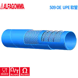 Tubería UPE de Grado Alimenticio Alfagomma 509 529 40m, Polietileno Clorosulfonado con Revestimiento de Neopreno para Transporte de Fluidos - Product Image 2