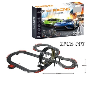 <span class=keywords><strong>Pista</strong></span> <span class=keywords><strong>de</strong></span> Carreras <span class=keywords><strong>de</strong></span> <span class=keywords><strong>Coches</strong></span> Slot <span class=keywords><strong>de</strong></span> Alta Velocidad <span class=keywords><strong>de</strong></span> 730CM a Escala 1:64 para Niños con 2 <span class=keywords><strong>Coches</strong></span> y 2 Controles, Juguete para Diversión Familiar - Product Image 2