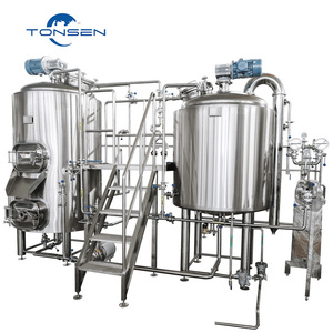 Système de brassage artisanal TONSEN 300L-5000L contrôlé par PLC avec pompe à arbre rotatif pour brasseries commerciales - Product Image 2
