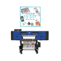 Imprimante UV DTF Yilijet Xenons avec film de transfert 60 cm 24 pouces rouleau à rouleau Imprimante UV DTF autocollant Imprimante UV DTF