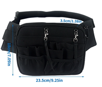 Sac banane d'allaitement multi-compartiments en nylon résistant à l'eau BSCI GRS, sac de ceinture pour infirmière, porte-outils, bandoulière, porte-bandes adhésives, médical