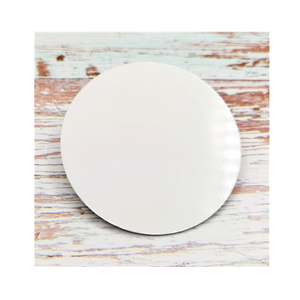 2025 vente en gros 8 ''10'' 11.75 ''12'' ébauches de sublimation en aluminium cercle porte cintre brillant blanc rond Sublimation aluminium blanc
