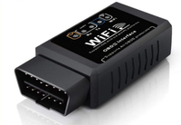 Escáner OBDII OBD 2 ELM327 WIFI V1.5, Herramienta de Diagnóstico para Automóviles, ELM 327 Negro