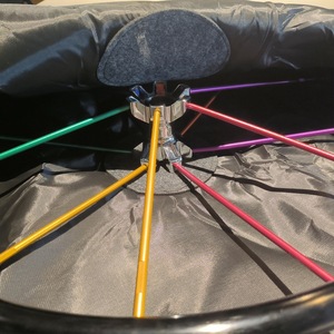 Bolsa de Almacenamiento para Ruedas de Silla de Ruedas y Bicicleta, 20, 24, 26 Pulgadas, Tela Oxford, Esponja Engrosada, Protección de Ruedas, Almacenamiento para Viajes - Product Image 1