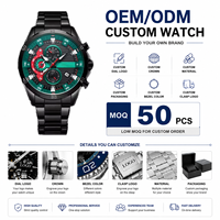Montre chronographe à quartz pour homme CURREN 8402 avec logo personnalisé, bracelet en acier, montre sport pour affaires, aiguilles lumineuses, affichage de la date, OEM ODM