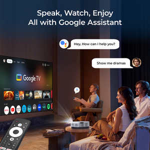 <span class=keywords><strong>VANKYO</strong></span> Performance V700G Cube Mini Projecteur Dolby Audio Native HD 1080P Prise en Charge 4K Projecteur avec Google TV Officiel pour la Maison - Product Image 6