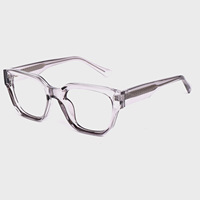 Lunettes anti-lumière bleue MS 3518F de style européen et américain, de luxe, tendance, à monture épaisse en acétate, unisexes, géométriques et distinctives