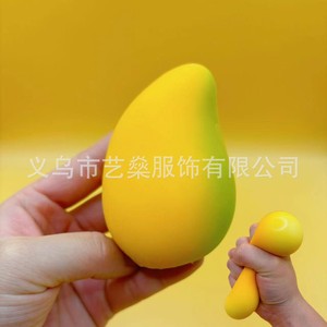 Nuevo paquete de juguetes blandos de frutas: manzana, mango, melocotón. Paquete de juguetes blandos antiestrés, comida de juguete realista, suave, de subida lenta, recuerdo de fiesta, bola antiestrés. - Product Image 6