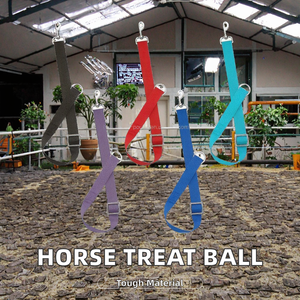 Balle à friandises pour chevaux Premium Futai avec sangle réglable (35-66 cm/13,78-25,98 pouces) en polyester - Product Image 2