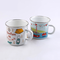 12oz Mini personnalisé en gros émail vin gobelet sublimation