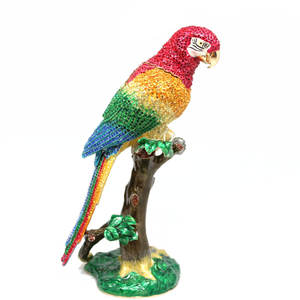 SHINNYGIFTS, шкатулка для оловянных безделушек ручной работы, бижутерия, эмаль, попугая, украшения, техника для домашнего использования, сувениры, подарок - Product Image 1
