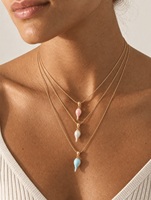 Collier de perles dorées POWELL pour femmes, colliers à plusieurs rangs superposés, bijoux de mode, élégant, vintage, délicat, pour les fêtes