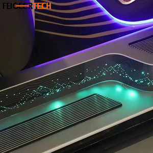Accesorios de Lujo para Automóviles Feigeer Tech, Pieza Interior de Aleación de Aluminio, Pedal de Bienvenida con Diseño de Cielo Estrellado para <span class=keywords><strong>Mercedes</strong></span>-Benz V260 <span class=keywords><strong>Vito</strong></span> - Product Image 2