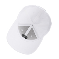 Gorra de Béisbol/Golf Clásica Personalizada al por Mayor, de 6 Paneles, con Logotipo Bordado, Visera Curva, Ajustable, Negra y Blanca, con Logotipo Personalizado