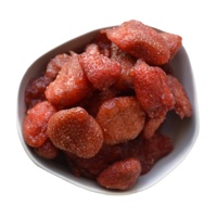 Hoge Kwaliteit Zacht Gedroogde Aardbeien Hele Plak Direct Geprijsd Bulk Fruit Snack Zure Smaak Gezonde Niet Gmo Gratis Monster