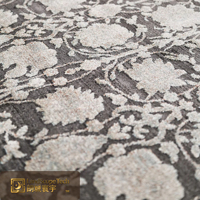 LandScopeTech Tapis de style persan rétro en fibre de polyester tissée haute densité, aspect suède, respectueux de la peau, anti-salissure, résistant à l'usure, pour espaces ouverts