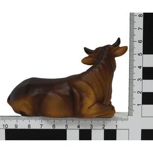 Figurine de Noël ZICOM, bœuf de la crèche, 11 cm, origine Allemagne, hauteur environ. Modèle 9069-K001-6 de 6,5 cm - Product Image 6