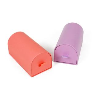 New Arrival Eco-Friendly Biodegradable Chocolate Paper Box Arch Shaped Drawer with Special Packaging Design and Sponge Liner - Product Image 3