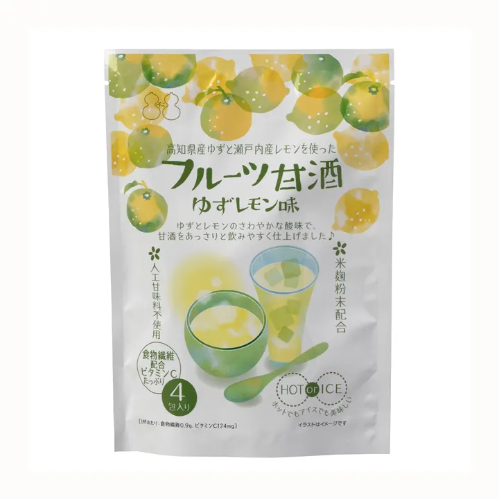 Patch autocollant de citron en fibre alimentaire, 50g, poudre aromatique de boisson vitano