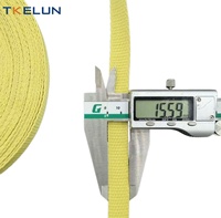 Mèche de lampe en aramide/Kevlar 16*1,2 mm, résistante aux hautes températures, mèche tressée en Kevlar pour lampe à huile, torche, outils de feu